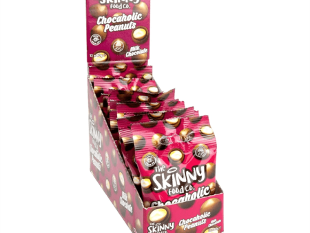 The Skinny Food Co Chocaholic Coated Peanuts 12x40g Choc Peanuts For Sale