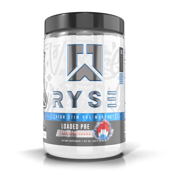 RYSE Loaded Pre-Workout 420g Freedom Rocks Hot on Sale