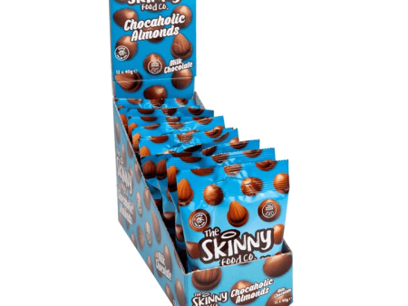 The Skinny Food Co Chocaholic Almonds 12x40g Choc Almonds Sale