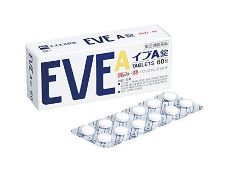 EVE A Pain Relief (60 tablets) 止疼片 60粒 缓解日常生理痛+头痛 Discount