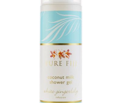 White Gingerlily Coconut Milk Shower Gel 8.5 oz Online now